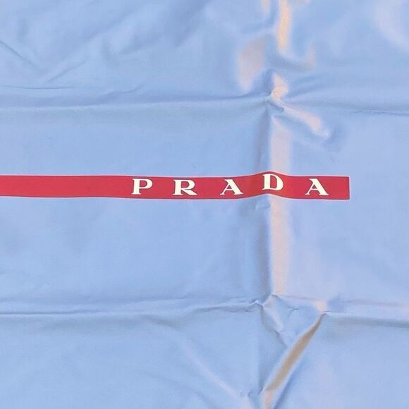 Prada Large Silver/Gray Waterproof Pouch/Bag/Dust Bag. Excellent Condition! - Picture 2 of 5